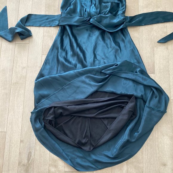 Rabbit Rabbit Rabbit Designs emerald green forest green empire halter dress - Picture 3 of 7